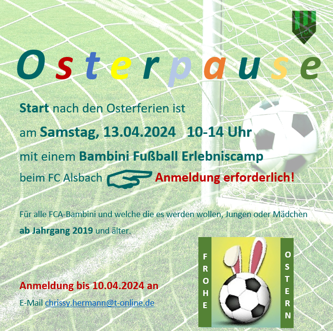 Osterpause der Bambini