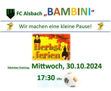 Bambini Herbstpause