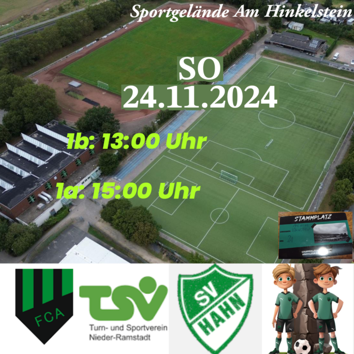 Erster Rückrundenheimspielsonntag gegen Nieder-Ramstadt und Hahn