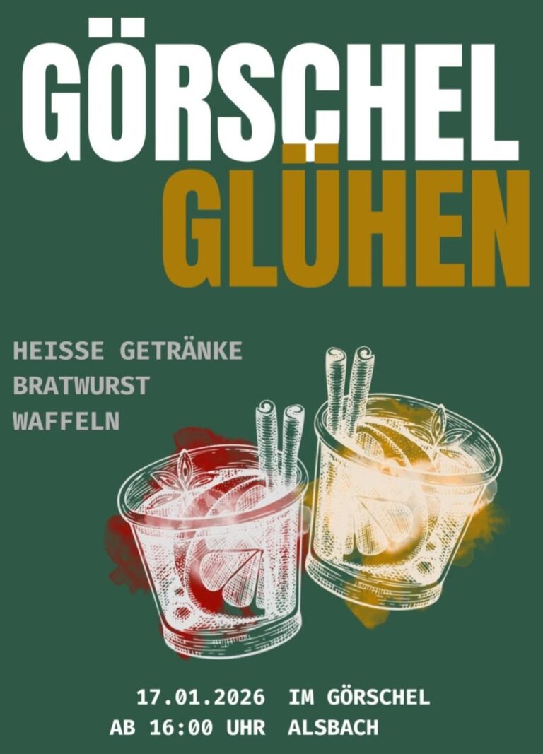 Nur noch eine Woche bis zum Görschelglühen!