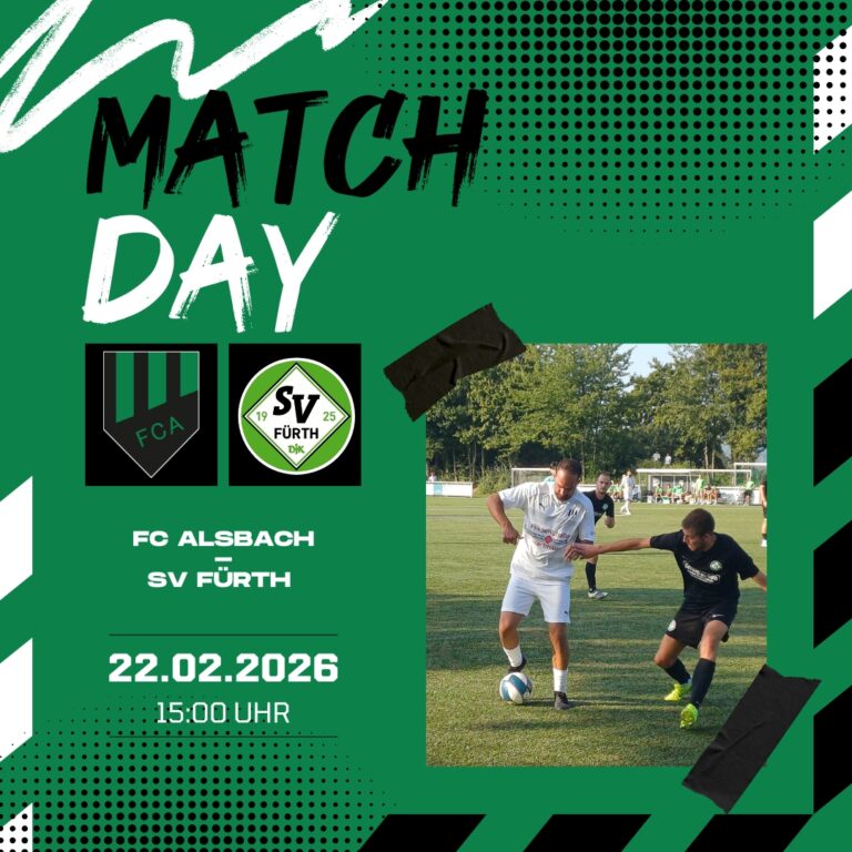 Start in die Rückrunde 2026 mit dem Heimspiel gegen den SV Fürth