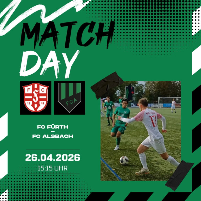 FCA 1a beim Huy-Debüt in Fürth gefordert – FCA 1c am Dornheimer Weg bei Grün-Weiß Darmstadt zu Gast