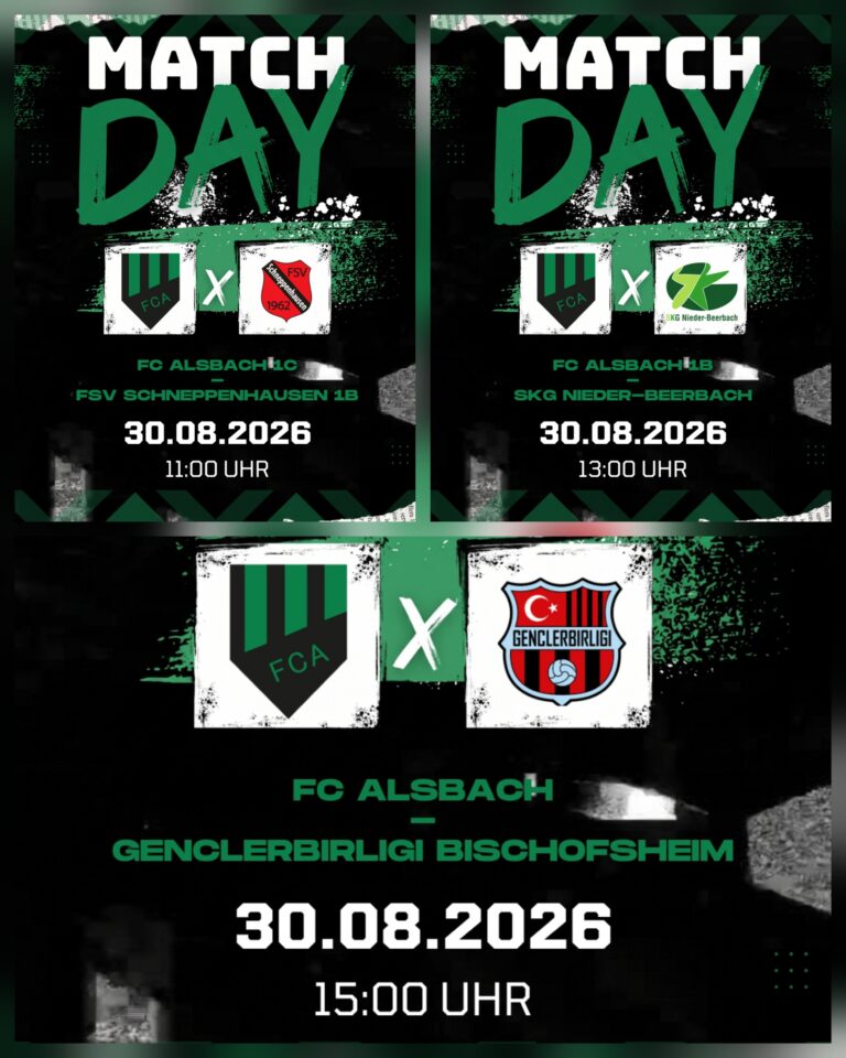 Letzter Dreifachheimspielsonntag der FCA-Aktiventeams im August