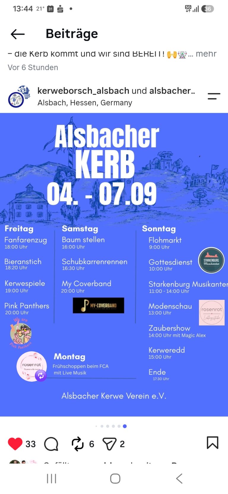 Die Kerb naht…