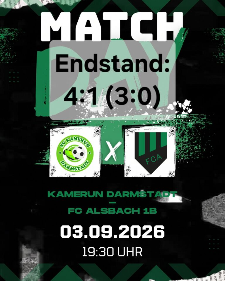 1:4-Niederlage der 1b beim SV Kamerun vor dem spielfreien Kerbwochenende